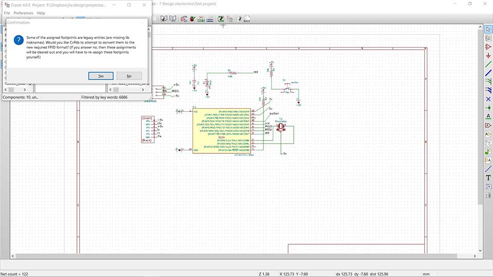 PICTURE ABOUT THE KICAD NOT WORKING